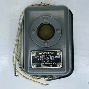 Paragon Electric #810-B 1 Min. Interval Timer, Raytheon Navy Type No. CPX-24166 - Picture 1 of 8