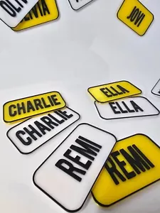 Little Tikes Number Plate (Pack of 2) - Personalised for Ride on Car - Picture 1 of 7