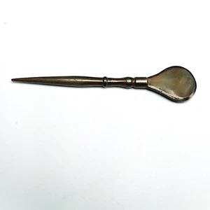 Awl de coser de acero de colección de 2,5 pulgadas de largo aguja encaje artesanía - Imagen 1 de 3