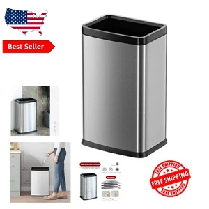 Stylish Open-Top 25L Garbage Can - Ideal for Kitchen and Commercial Use - Picture 1 of 10