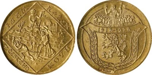 CZECHOSLOVAKIA - CZECH REP , GOLD 2 DUCATS 1928 KREMNICA MINT NGC MS 64 , RARE3 - Picture 1 of 3