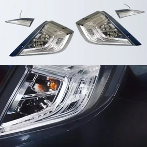 for Honda Civic Sedan 2016-2021 10th Gen Crystal Clear Lens LED Tail Lights - Picture 1 of 15
