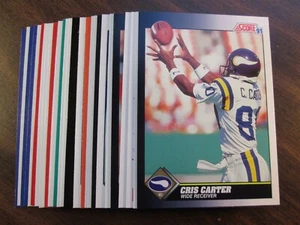 1991 Score Minnesota VIKINGS Team Set (27c) - Picture 1 of 1