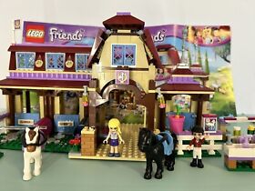 LEGO FRIENDS: Heartlake Riding Club 41126 Mia Stephanie Horses Complete w Manual