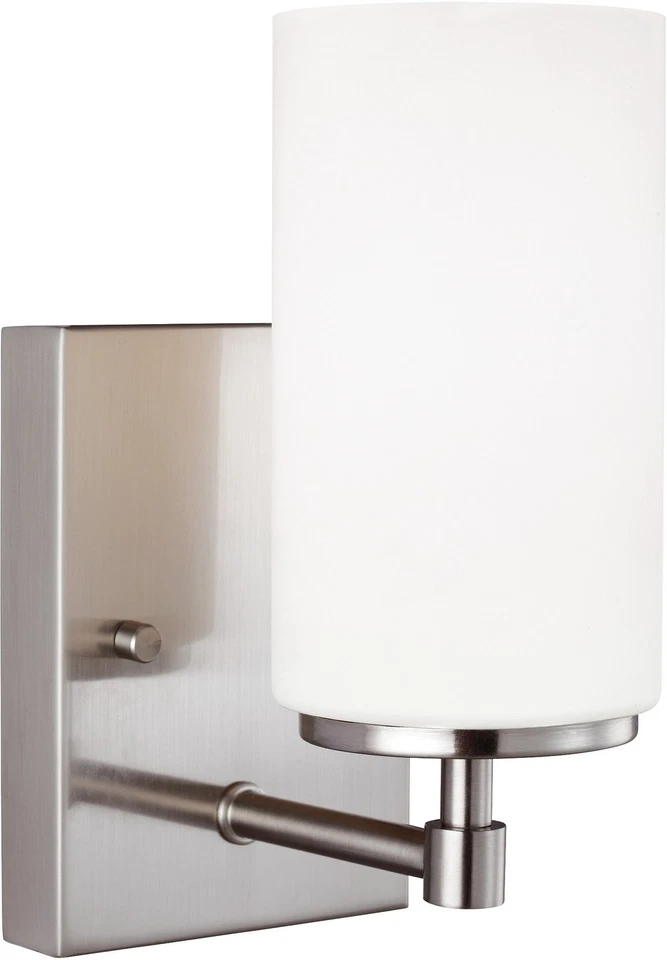 Sea Gull Lighting Alturas 1-light Brushed Nickel Wall Sconce