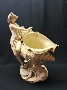 Jugendstil - tolle und grosse Porzellanfigur von 'Royal Dux Bohemia' um 1900 - Bild 1 von 9