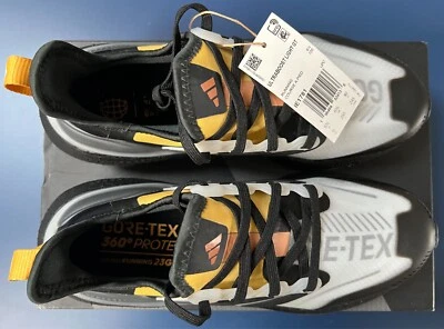 NIB Adidas Ultraboost Light GTX Women Running Shoes Sneakers US 8 Wht/Blk/Yellow - Image 1 of 4