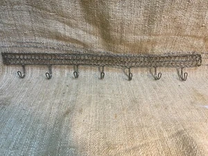 Antique wire wall hanging rack made in Slovakia - Picture 1 of 6