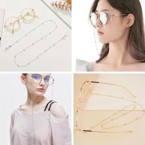 1x Beaded Eyeglass Chain Strap Holder Cord Eyewear Retainer Glasses Necklace HOT - Picture 1 of 14