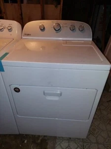 WHIRLPOOL DRYER 7.0 Cu. Ft. 240 Volt White Electric Vented w/Wrinkle Shield Plus - Picture 1 of 6