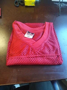 Neu aus altem Lagerbestand Don Alleson rot Mesh Fußball Training Trikot Größe SM/M neu im Paket - Bild 1 von 3