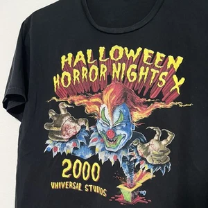 Universal Studios Horror Night Black Jack T-Shirt 2000 Large Reprint HHN - Picture 1 of 4