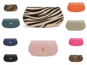Alice Wheeler Faux Leather Glasses Case Choice of Colour Pretty Gifts for Women - Picture 1 of 15