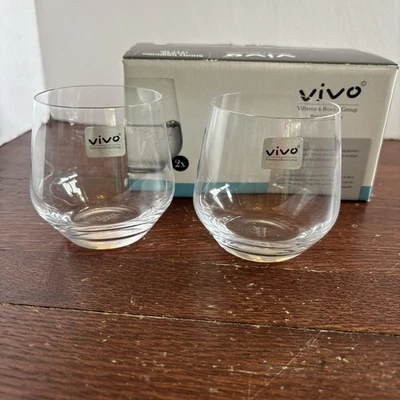 Villeroy & Boch Vivo Whisky Agua Vaso Corto Alemania 11 OZ NUEVO EN CAJA Foto 1 de 4