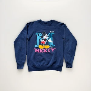1980s Walt Disney World Florida MICKEY MOUSE Sweatshirt Crewneck Medium - Picture 1 of 7