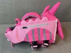 Animal Life Jacket Safety Dog Vest with Rescue Handle for Swimming Size XS Pink - Picture 1 of 12
