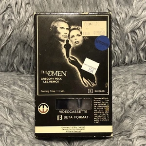 The OMEN Beta Betamax (NOT VHS) Original Box Horror Movie 1978 - Picture 1 of 7