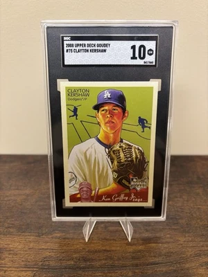 2008 Upper Deck Goudey - Clayton Kershaw #75 (RC) SGC 10 HOF Cy Young Dodgers 🔥 - Imagem 1 de 2