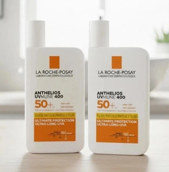 NEW 2 PACK La Roche-Posay Anthelios UVMune 400 Invisible Fluid SPF50+ 50ml - Image 1 of 1