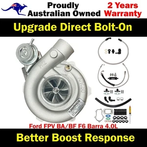 Billet Turbo Charger+Oil Feed,Return+Water Line Kit For Ford FPV BA/BF F6 4.0L - Picture 1 of 24