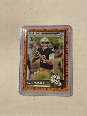 2025 Score - Rookies Riley Leonard #9 Pumpkin (RC) - Image 1 of 2