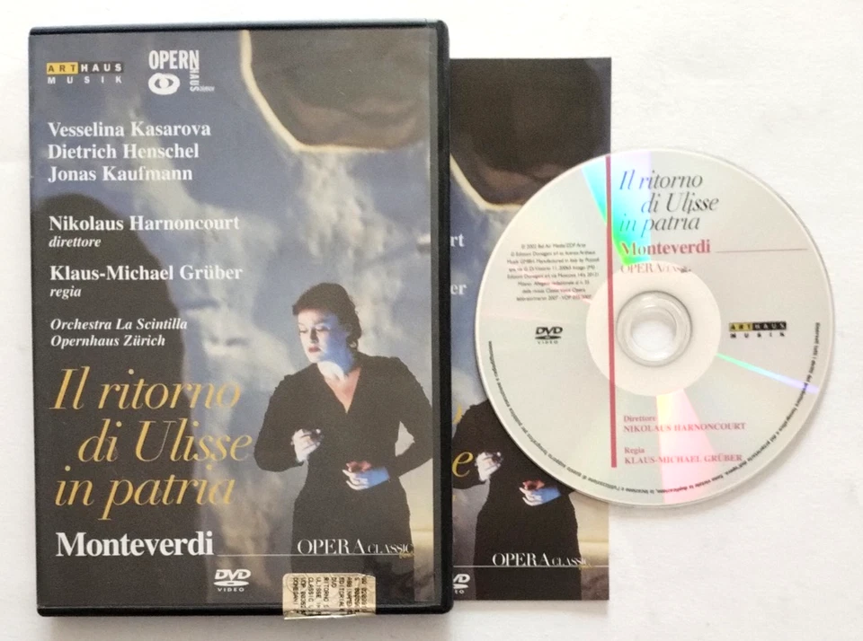 Dvd Il Ritorno Di Ulisse In Patria Opera Classic Voice Monteverdi Kasarova (CL2) - Immagine 1 di 1