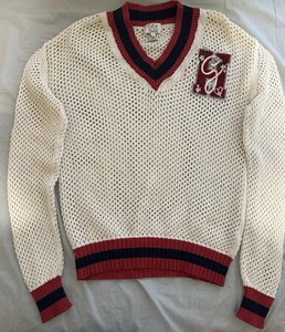 Gigi Hadid x Tommy Hilfiger Knitwear Mesh Jumper Cardigan Sweater Size S / UK 8 - Picture 1 of 10