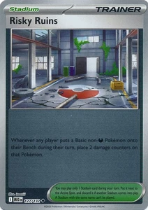 Tarjeta Pokémon Risky Ruins Reverse Holo 127/132 Mega Evolution - Imagen 1 de 1