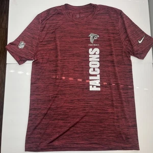 Nike NFL Atlanta Falcons Football Dri-FIT Tee T-Shirt Red Training Gym - Picture 1 of 5