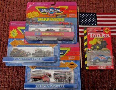 vintage 1989 Galoob micro machines lot original boxes - Image 1 of 4