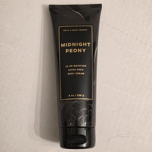 Bath And Body Works Midnight Peony Ultra Shea Körpercreme 24 Stunden Feuchtigkeit 8oz/226g - Bild 1 von 4