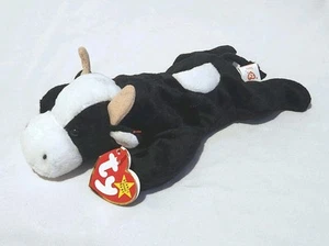 TY Beanie Baby DAISY THE COW Retired 1993 - Tags Errors - Picture 1 of 12