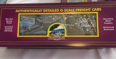 MTH PREMIER LINE US AIR FORCE -UNION PACIFIC 50' DBL DOOR PLUGGED BOXCAR NRFB !! - Image 1 of 4