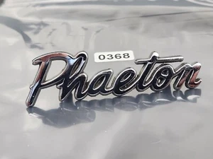 CHROM PHAETON EMBLEM SCHRIFTABZEICHEN 0368 A11 - Bild 1 von 4