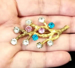 **Vintage Van Dell 1/20 12K Gold Filled Tree Branches and Fruit Brooch** - Bild 1 von 6