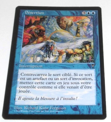 MTG Désertion [Visions FR]  Magic *JRF - Photo 1/2