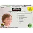 Kirkland Signature Diapers, Size 6 (35 Lbs+) (132 Count)