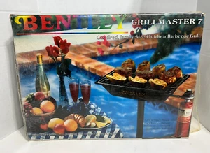 Bentley 725 Grillmaster 7 Freestanding Retro Gas Outdoor BBQ Grill Black VTG NOS - Picture 1 of 6