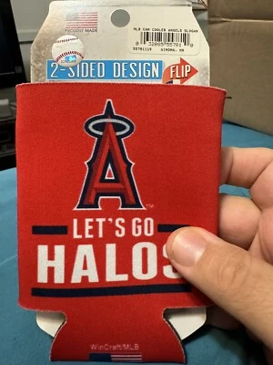 Los Angeles Angels 2 Sided Can Coolie Cooler MLB 12oz - Image 1 of 2