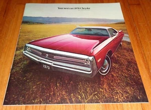 Original 1970 Chrysler Full Size Deluxe Sales Brochure New Yorker Newport 300 - Picture 1 of 2