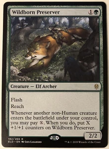MTG Wildborn Preserver Throne of Eldraine 182/269 Regular Rare - Picture 1 of 1