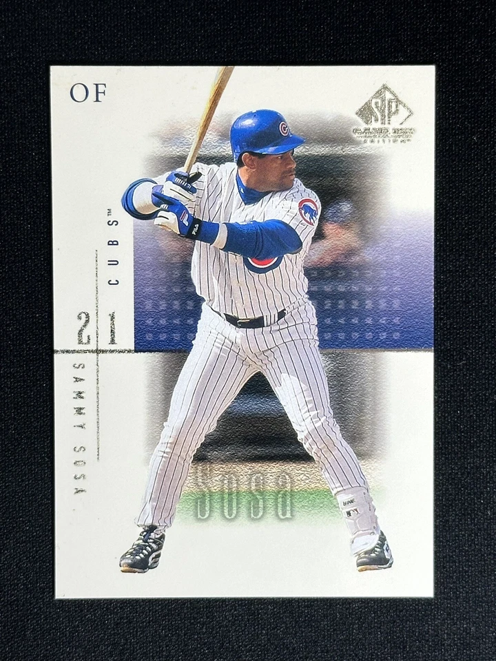 2001 Upper Deck SP Sammy Sosa #38 Baseball Card Chicago Cubs - Image 1 of 2