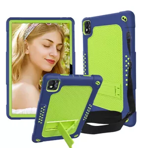 For TCL TAB10 5G/TCL TAB 10s 10.1" FHD Tablet Case With Shoulder Strap Kickstand - Picture 1 of 37