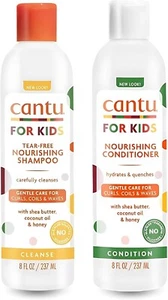 Cantu Care for Kids Tear-Free Shampoo & Conditioner 8oz Hydrating Nourishing SET - Picture 1 of 2
