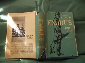 Battle Cry Exodus By Leon Uris A Novel Of Israel 1st Edition 1958 - Picture 1 of 4