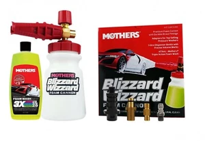Mothers 6730100 Blizzard Wizzard Foam Cannon Gun Kit - Picture 1 of 11