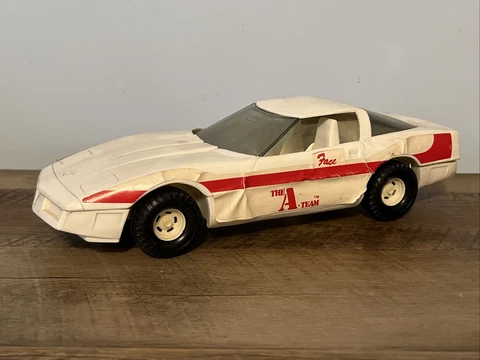 Vintage 1983 ERTL - The A-Team - Face Corvette - 1:18 Scale - Rare Version Cover