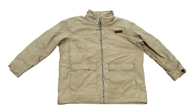 Мужская коричневая спортивная хлопковая куртка на молнии без капюшона Columbia размер XXL - Изображение 1 из 4