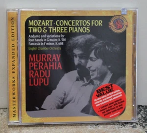 Piano Concertos for Two & Three Pianos by Perahia / Lupu / Mozart / Eco (CD,... - Picture 1 of 4