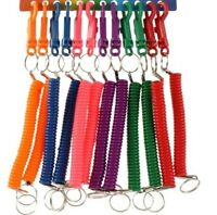 Retractable Spiral Stretchy Keyring Chain Boys Girls Birthday Party Bag Fillers